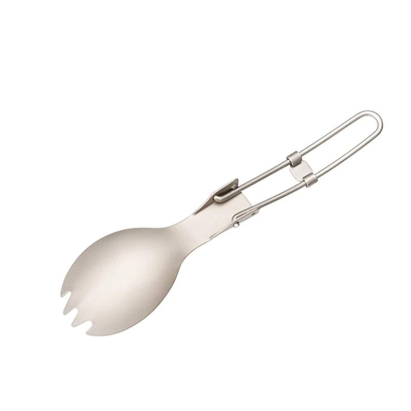 Keith Titanium Spork Foldable  - Camping Cooking Utensils Kit 评论和价格