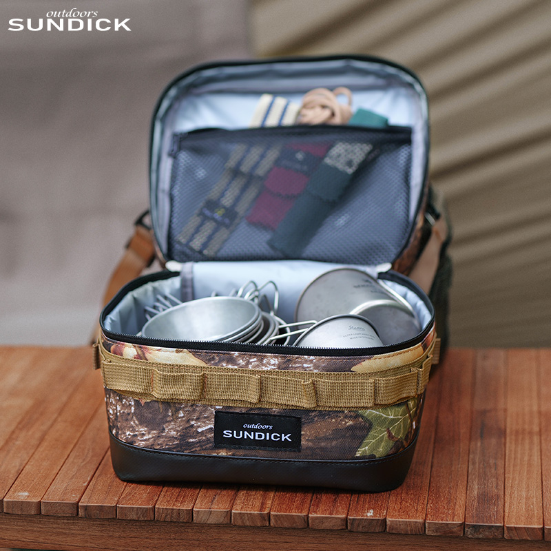 1 Black/Brown/Army Green/Camo  - Camping Cooking Organizer 评论和价格