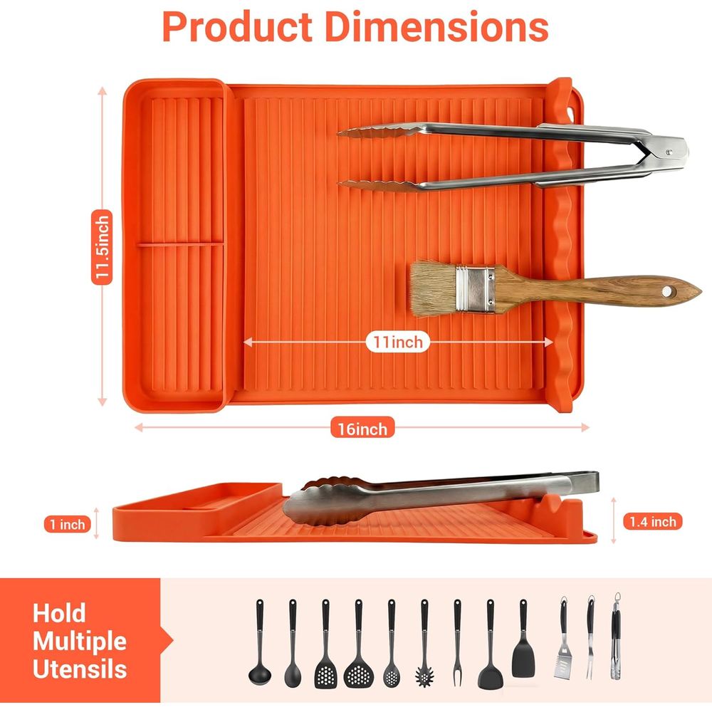 Heat Resistant Silicone Grill  - Camping Cooking Area 评论和价格