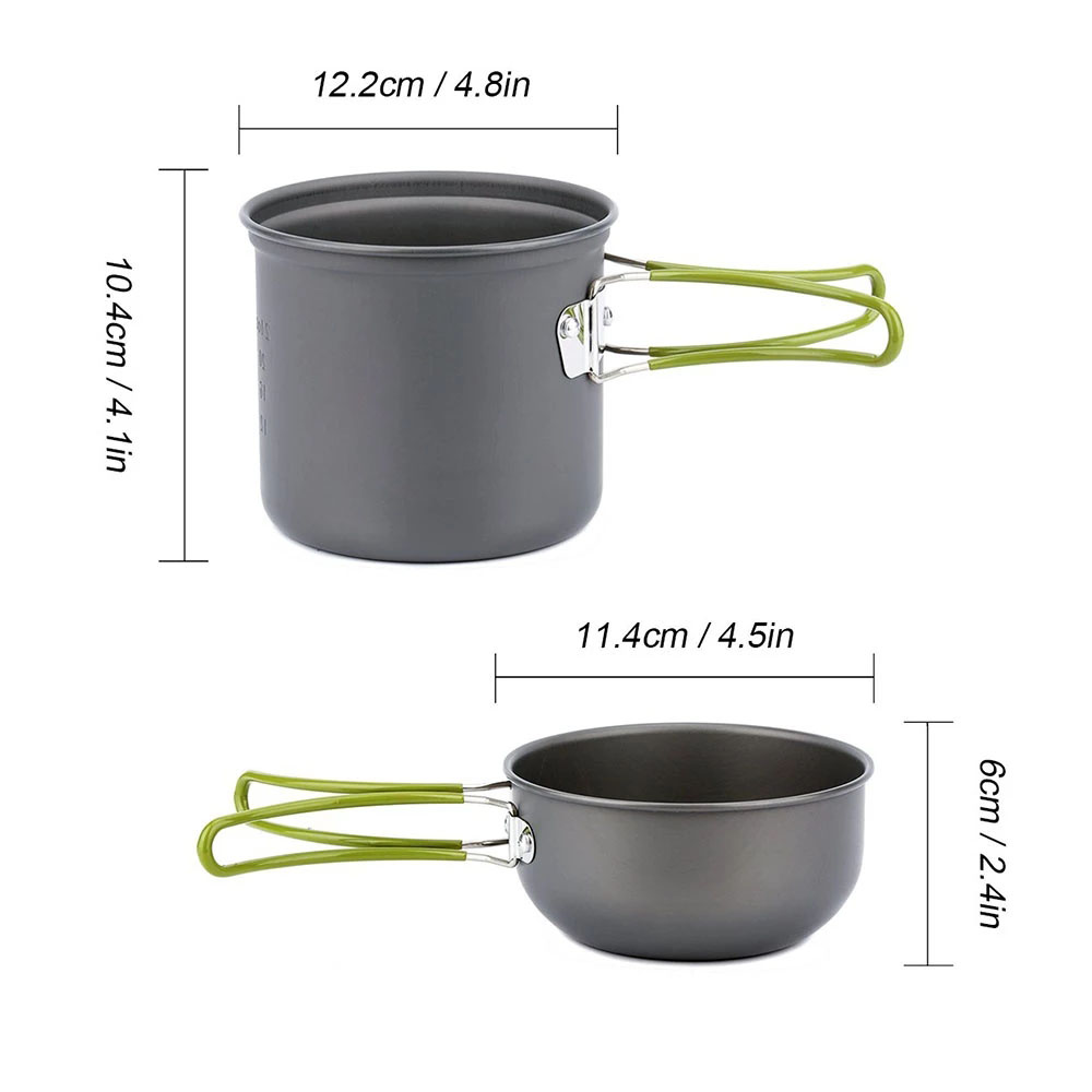 Camping Cookware Kit with Stov - Camping Cooking Utensils Kit 评论和价格