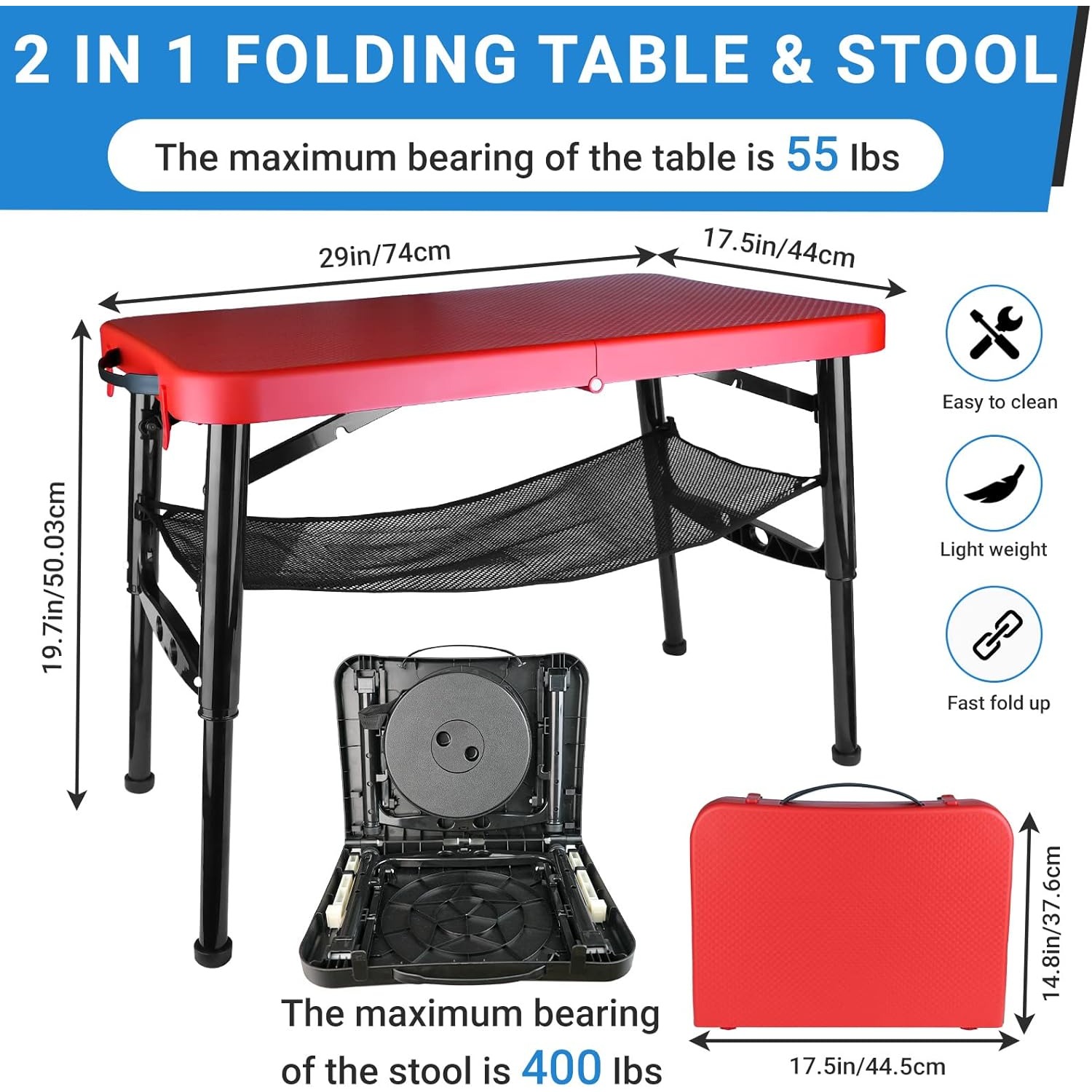 Retractable Folding Table & St - Camping Cooking Table Foldable 评论和价格