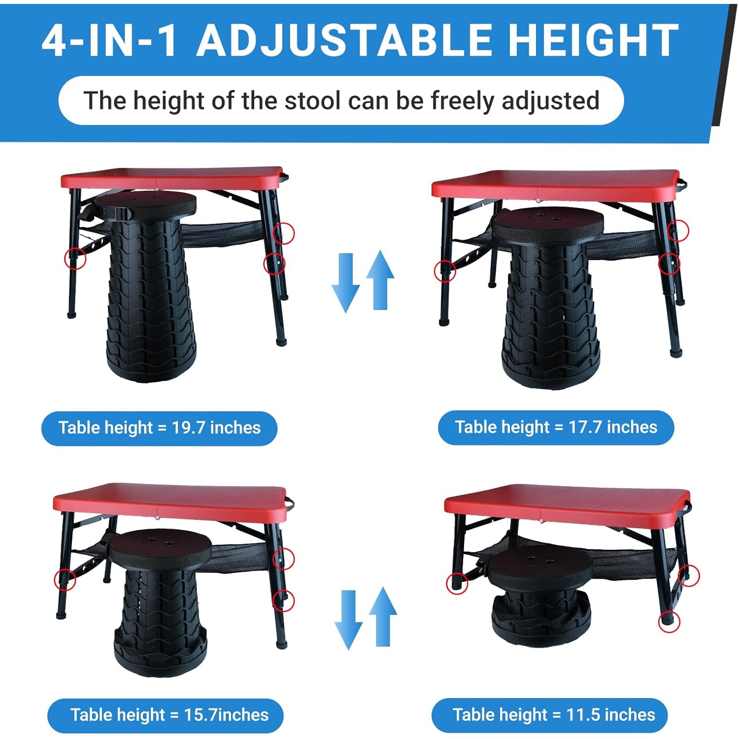 Retractable Folding Table & St - Camping Cooking Table Foldable 评论和价格