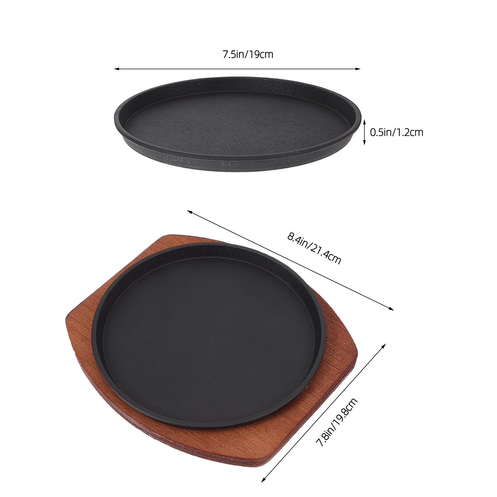 1Pcs Cast Iron Grill Pan Stove - Camping Cooking Plate 评论和价格