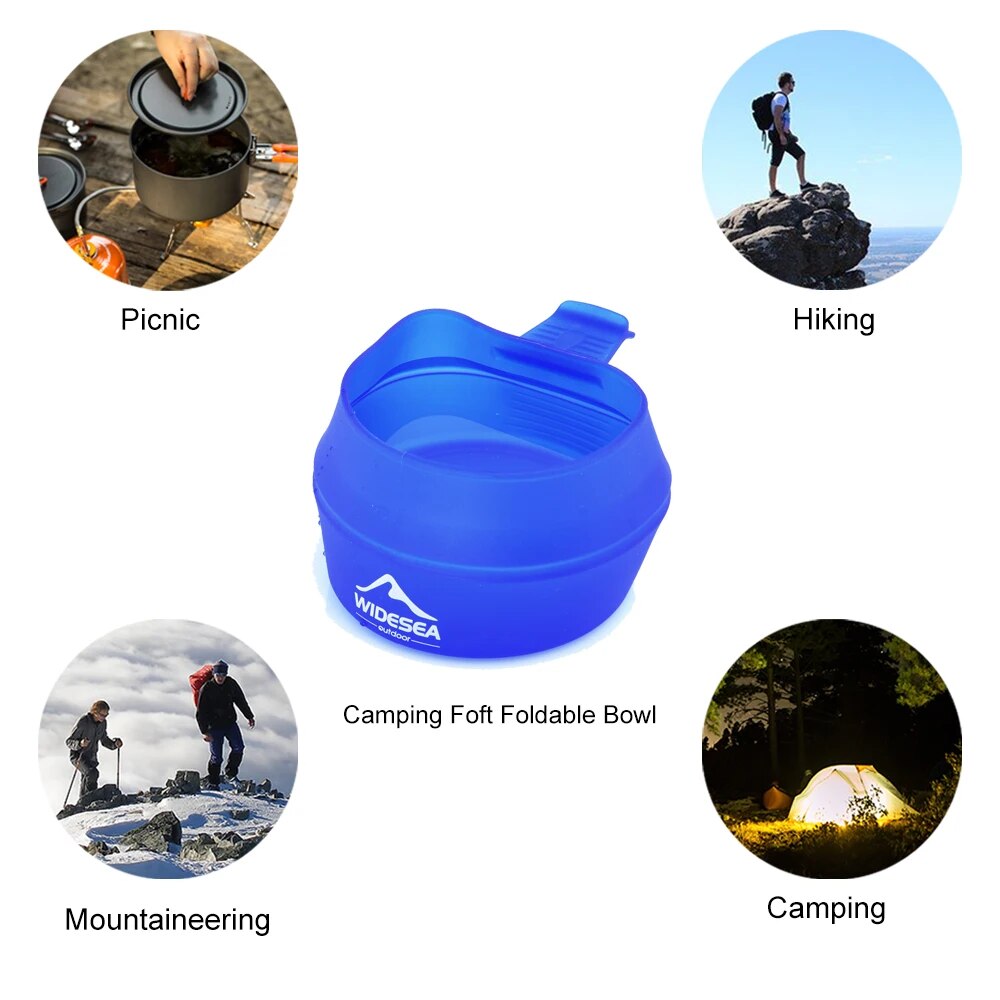 Widesea Camping 250ml Soft Fol - Camping Cooking Utensils Kit 评论和价格