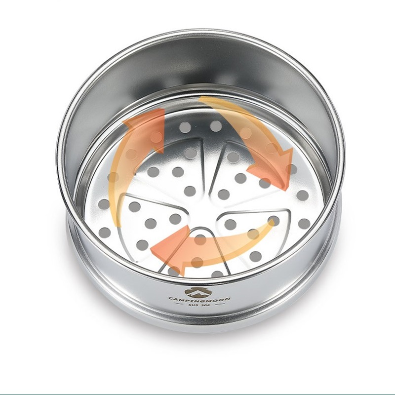 CAMPINGMOON Portatle Outdoor C - Camping Cooking Set Stainless Steel 评论和价格
